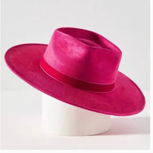 FL ASN Luna Faux Suede Boho Hipster Hippie Desert Beach Festival Chic Ranch Hat